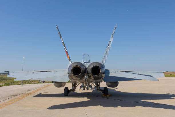 Blue Angels on the runway, taking off to begin maneuvers at an air show at El Centro, California on March 16, 2019.