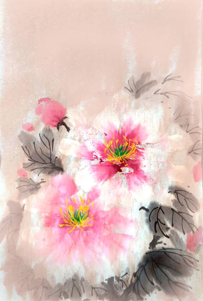 coloful magnolia painting from sweden