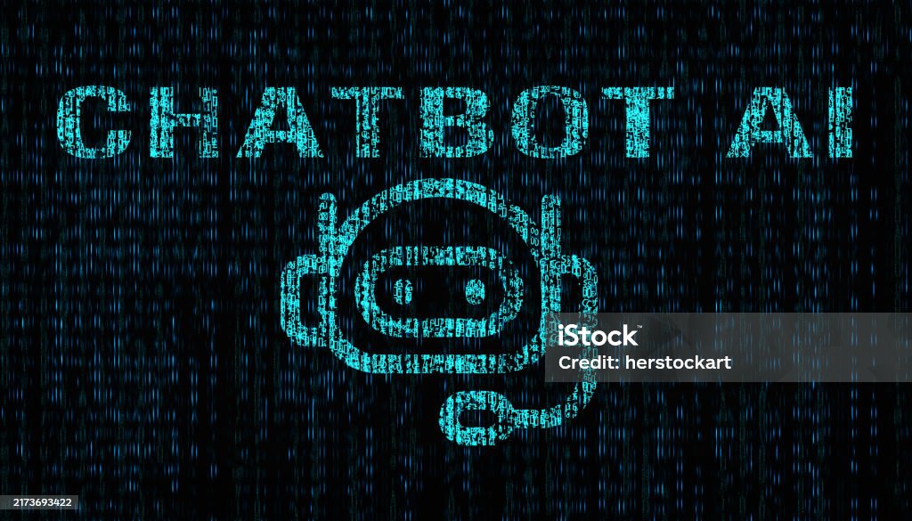 Artificial Intelligence And Chatbot Concept With Computer Code Stock ...
