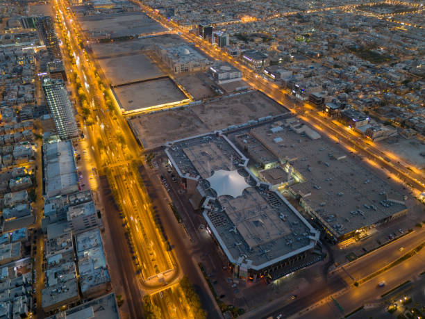 istock Drone shot flying. Saudi Arabia. Riyadh. Kingdom tower. Sunset. Evening. 2173716295