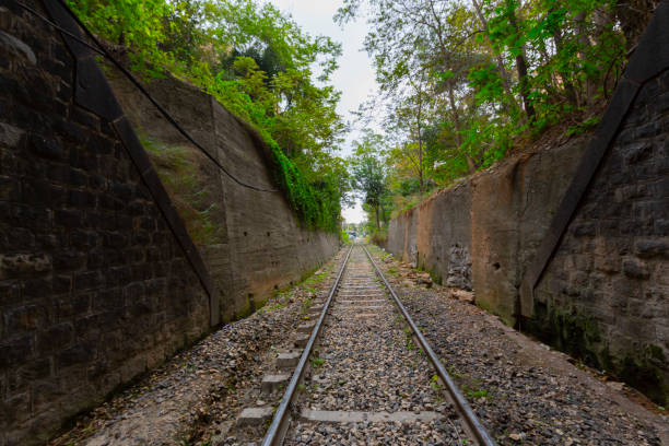 istock The old international historical railway is still in service today. 2173717870