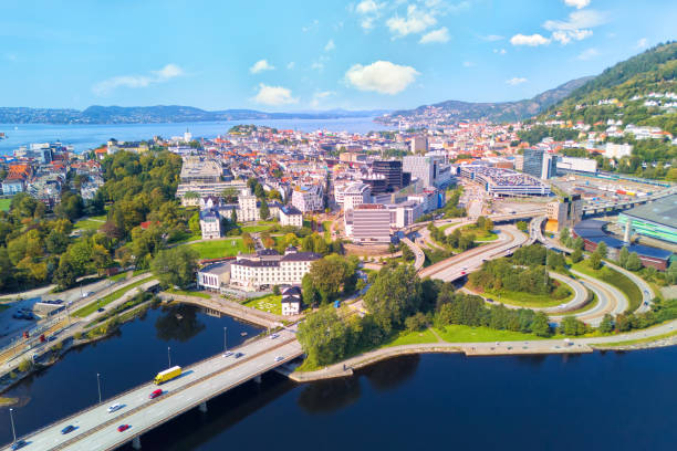 istock Bergen aerial view 2173720396