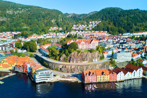istock Bergen old town and Skutevik district 2173721530