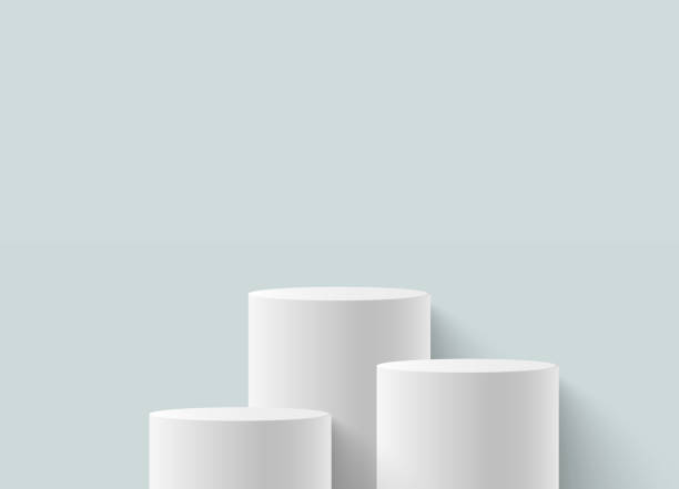 istock Cylinder podium tube, circle podium, stage. 2173730562