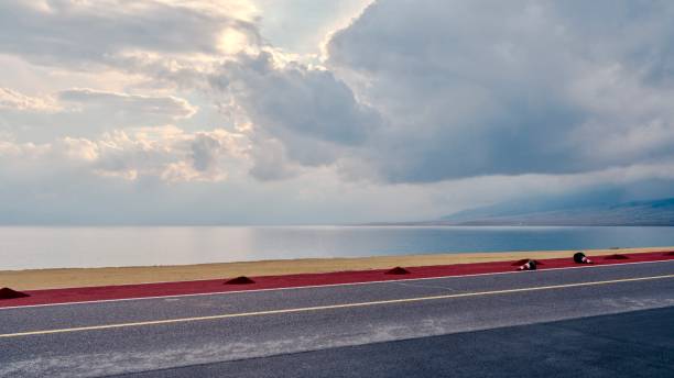 The beautiful scenery by Lake Sailim