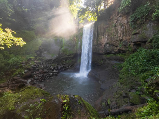 istock Waterfalls with crystal clear water 2173742684