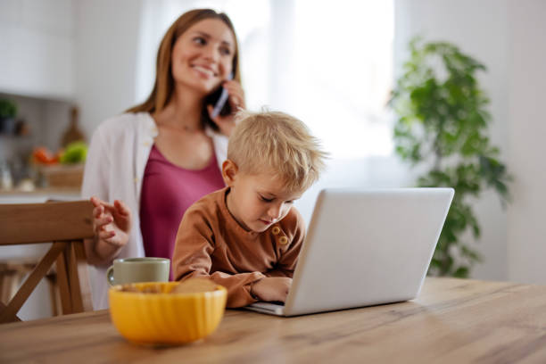 istock Home office for the day 2173754116