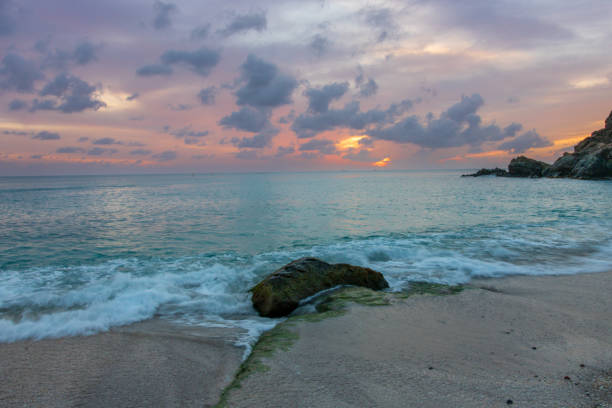 Peaceful beach in Saint Barthelemy (St. Barts, St. Barth) Caribbean