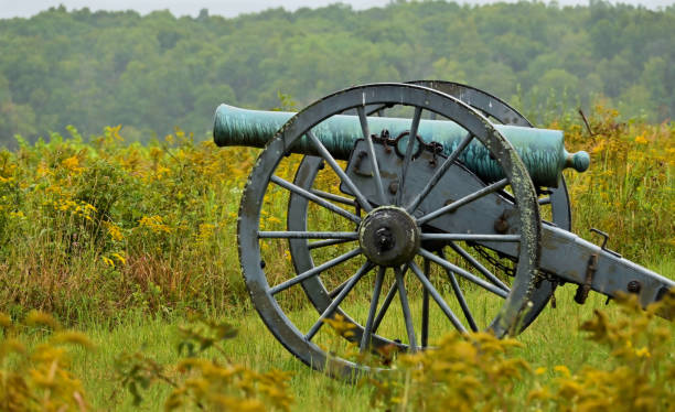 Manassas National Park Autumn stock photo