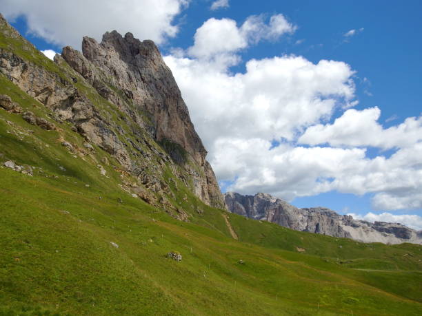 istock Puez-Odle Mountain Group, view on the cliffs of the Fermeda 2173772580