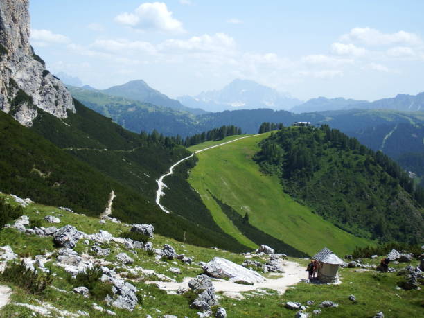 istock Puez-Odle Mountain Group, view from the Valle Stella Alpina to the Col Pradat 2173772675