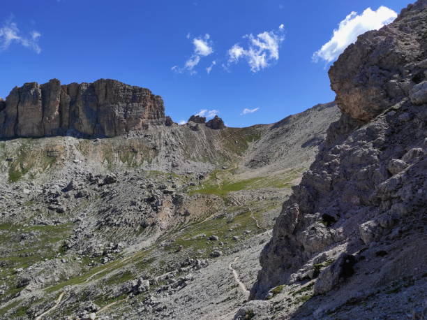 istock Puez-Odle Mountain Group, view on the Passo Crespeina 2173772786