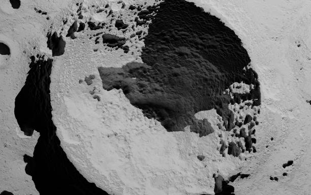 Moon crater, space exploration, universe, outer space travel, moon landing