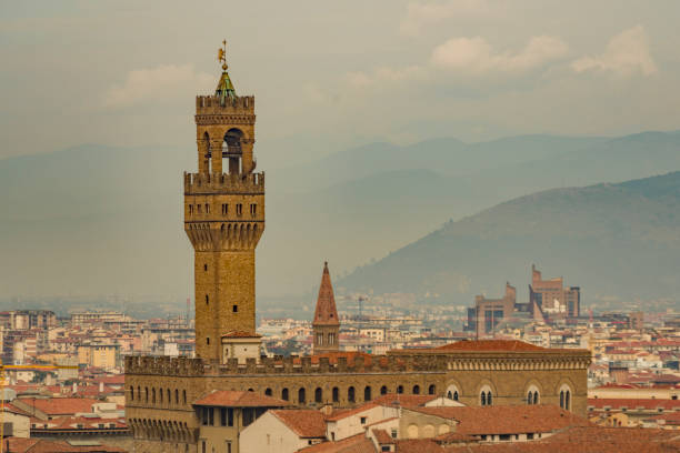 istock Palazzo Vecchio seen from Piazzale Michelangelo in Florence 2173781831