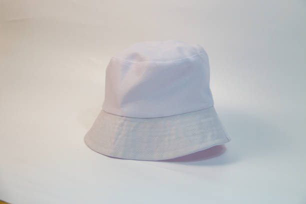 istock Plain White Bucket Hat for Mockup and Branding Design 2173787604