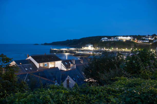 istock Saundersfoot harbour at night, Pembrokeshire, Wales, UK 2173789106