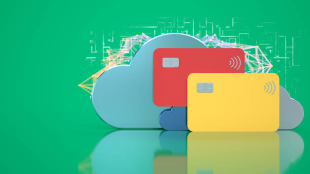 istock Financial concept. Digital payments with card. Cloud computing and internet payments 2173799705