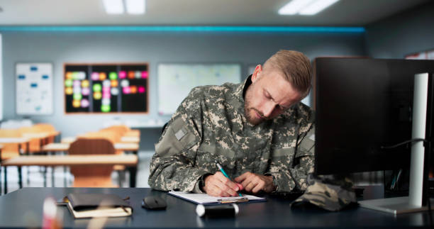 Military Student Education. Army Soldier Veteran