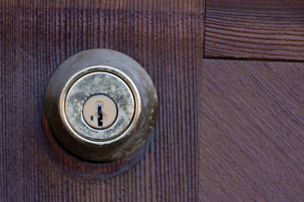 istock Antique Door Lock Close Up 2173811633