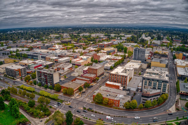 istock Aerial View of Salem, Oregon during Summer 2173818464