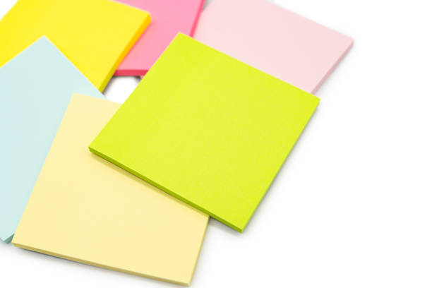 istock Blank colorful sticky note isolated on white background. Copy space. 2173825806