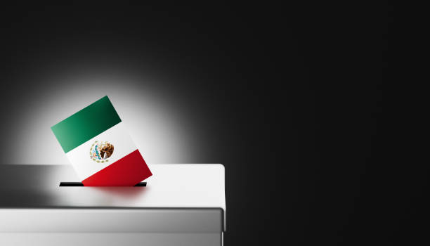 istock Mexican flag entering a ballot box 2173827762