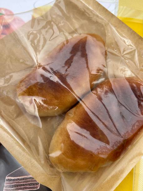istock Fried Ukrainian Pyrohy (Pirozhki) in Transparent Packaging 2173832642