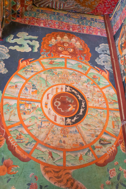 istock Wall paintings in Drepung Monastery near Lhasa 2173845257