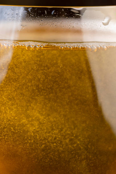 istock cold apple juice drink in a clear glass 2173850908