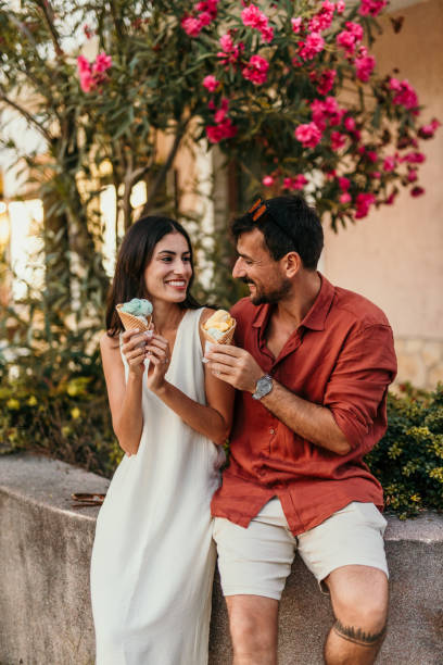 istock Elegant couple enjoying summer 2173856336