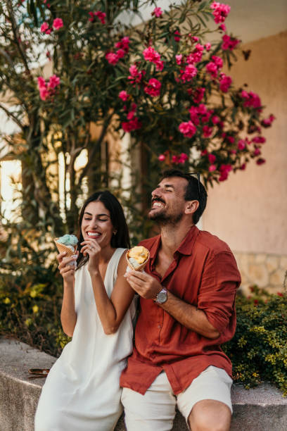istock Elegant couple enjoying summer 2173856339