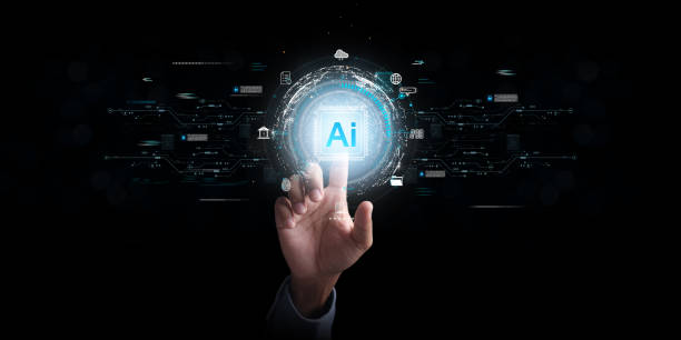 istock Chat with AI or Artificial Intelligence. Young businessman chatting with a smart AI or artificial intelligence using an artificial intelligence chatbot developed by OpenAI. 2173858849