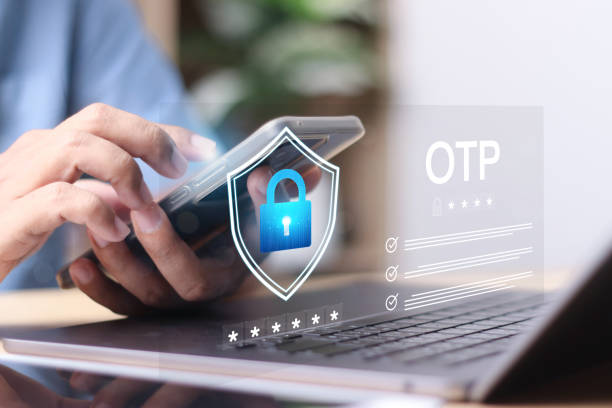 istock OTP One time password security authentication purchase transection, security of user login. 2173866400