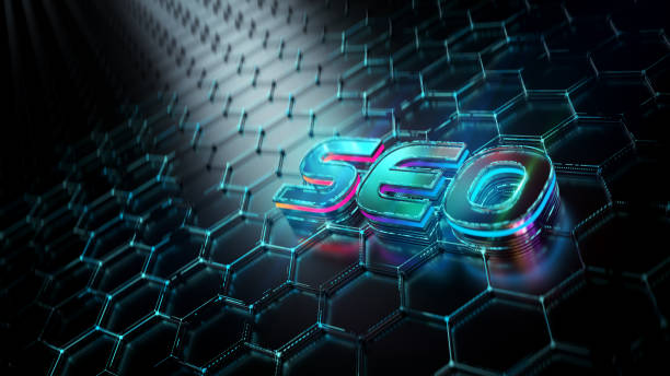 istock SEO concept on futuristic hexagon background 2173872632