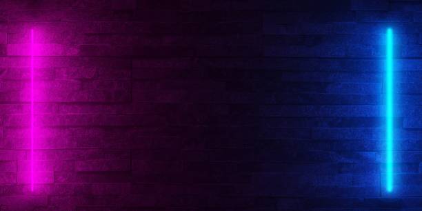 istock Vibrant neon brick wall background 2173885960