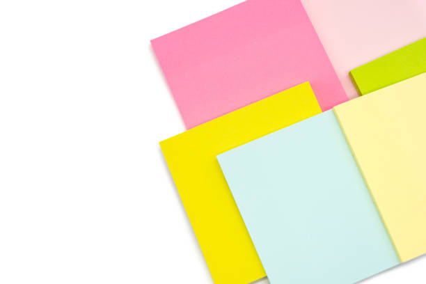 istock Blank colorful sticky note isolated on white background. Copy space. 2173886941