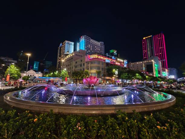 Night scene in Ho Chi Minh city