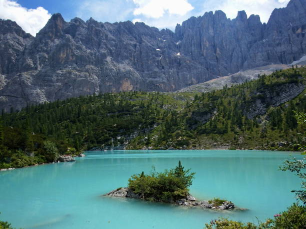 istock Sorapis Mountain Group, the Lago di Sorapis 2173893604