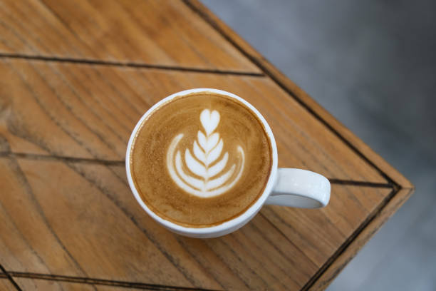istock A cup of hot latte coffee 2173894833