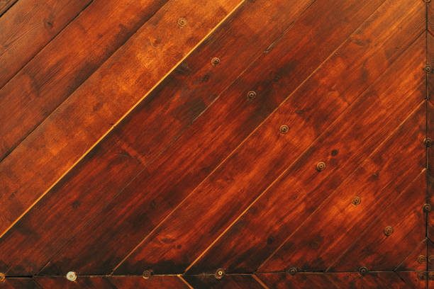 Brown wooden texture and background, hardwood surface pattern
