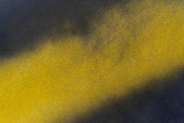 istock Yellow and black spray painted background 2173895752