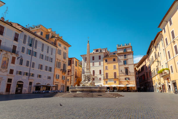 istock Square of Pantheon in Rome, Italy 2173898375