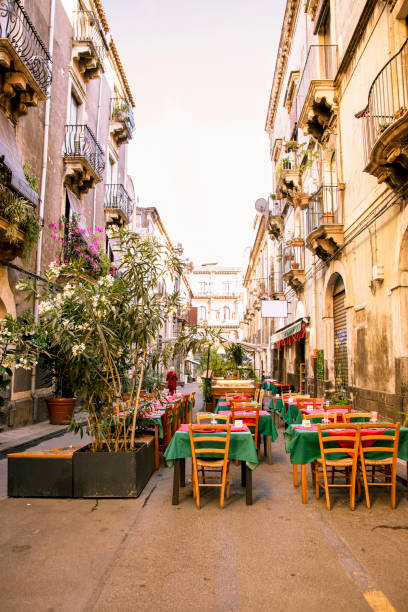 istock Italian Street restaurants 2173901235