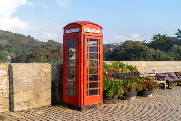 istock Traditional red telephone cabin in England 2173905019