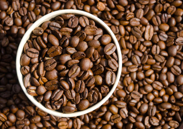 istock Roasted coffee beans. Selected Arabica beans. 2173907364