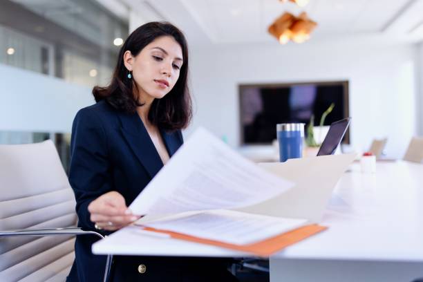 istock Productive woman working on a project in the office 2173915316