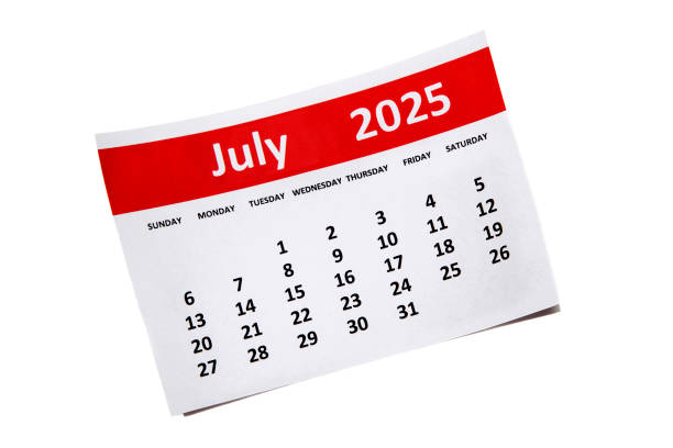 istock July 2025 Calendar 2173917546