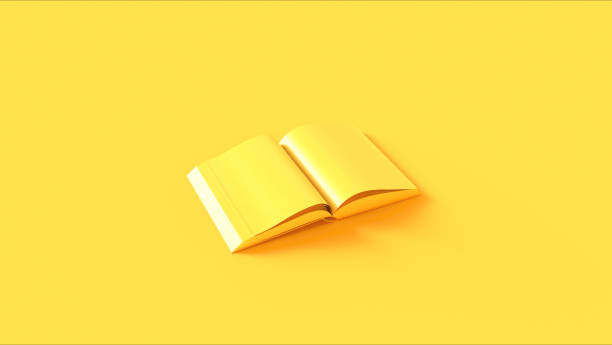 istock Yellow vivid book open pages library reading study education background 2173917785