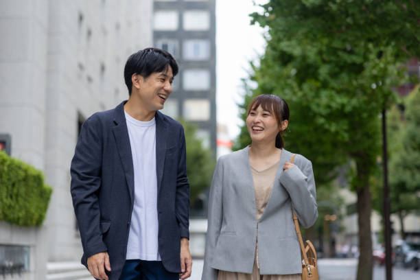 istock Couple walking in city 2173919282