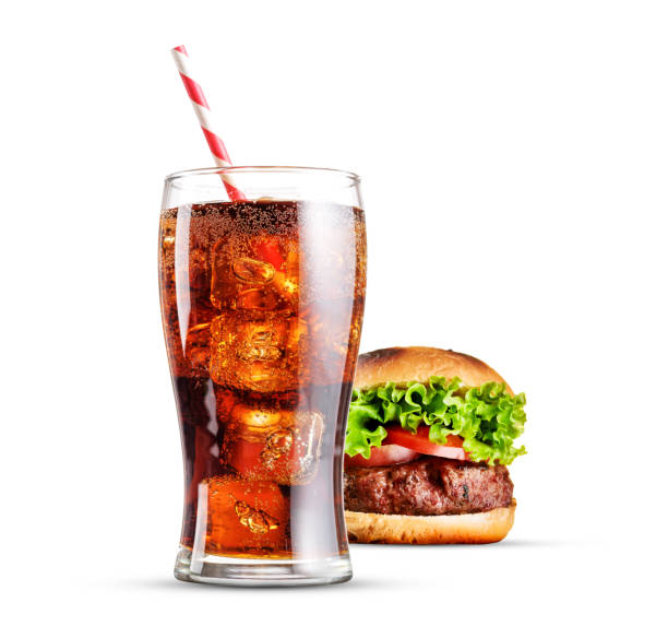 istock A classic combination of a cola and hamburger 2173948424